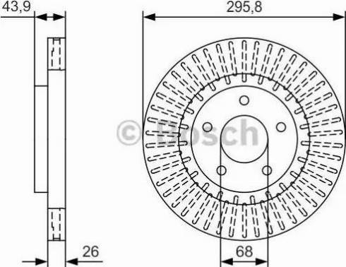 BOSCH 0 986 479 U24 - Bremžu diski www.autospares.lv