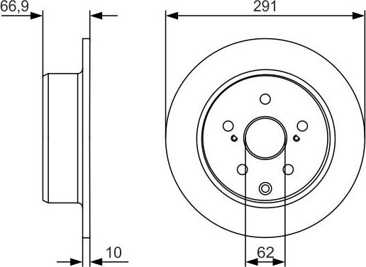 BOSCH 0 986 479 U78 - Bremžu diski www.autospares.lv