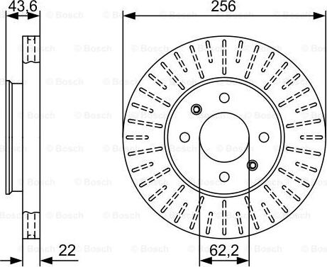 BOSCH 0 986 479 V96 - Bremžu diski www.autospares.lv