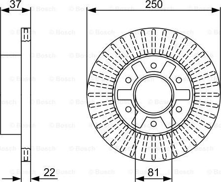 BOSCH 0 986 479 V66 - Bremžu diski www.autospares.lv