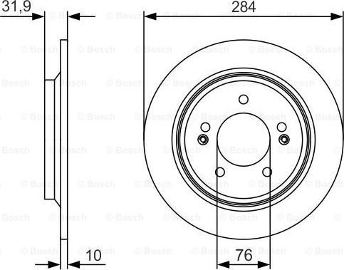 BOSCH 0 986 479 V09 - Bremžu diski www.autospares.lv