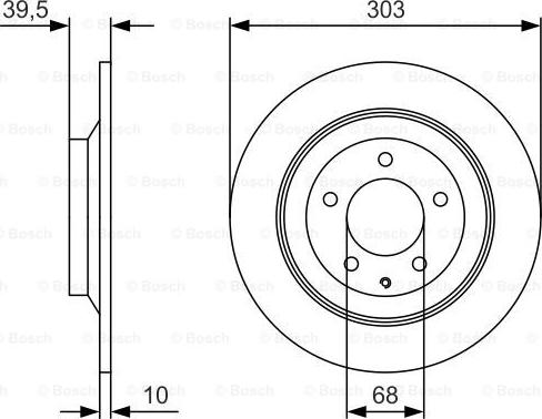 BOSCH 0 986 479 V04 - Bremžu diski www.autospares.lv