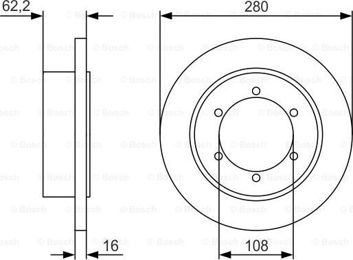 BOSCH 0 986 479 V14 - Bremžu diski www.autospares.lv