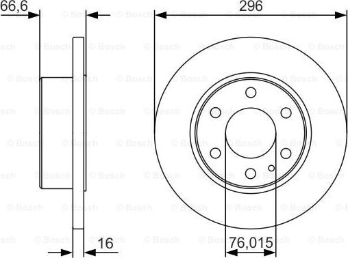 BOSCH 0 986 479 V17 - Bremžu diski www.autospares.lv