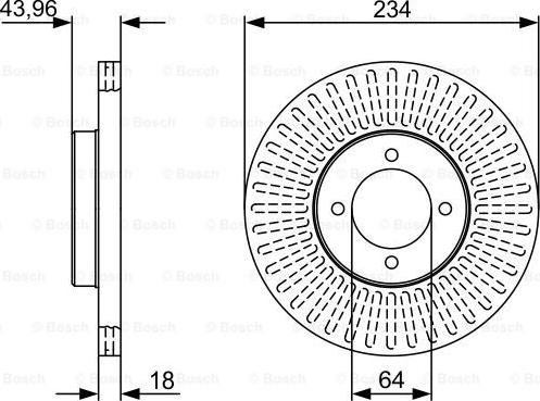 BOSCH 0 986 479 V70 - Bremžu diski www.autospares.lv