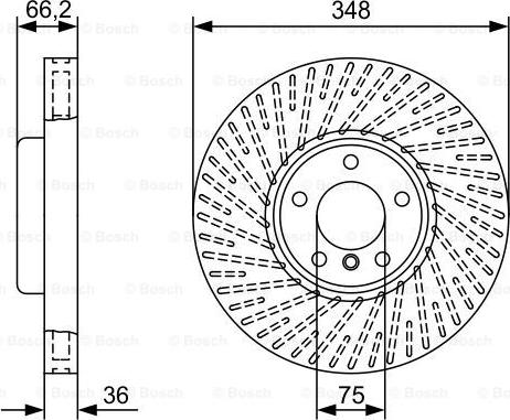 BOSCH 0 986 479 W19 - Bremžu diski www.autospares.lv