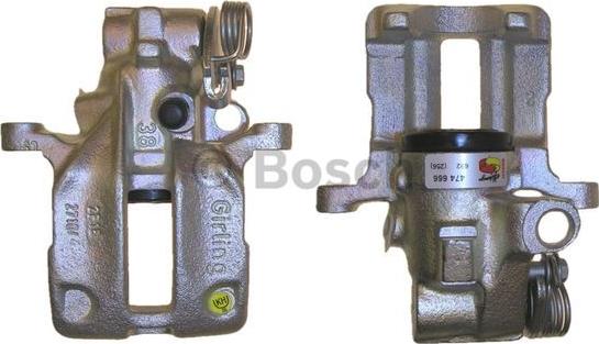 BOSCH 0 986 474 666 - Тормозной суппорт www.autospares.lv