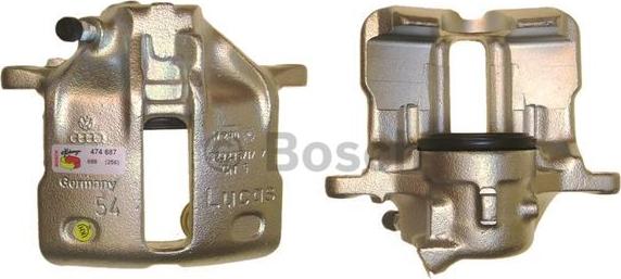 BOSCH 0 986 474 687 - Тормозной суппорт www.autospares.lv