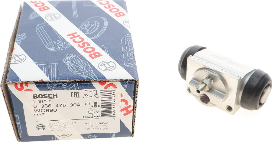 BOSCH 0 986 475 904 - Riteņa bremžu cilindrs autospares.lv