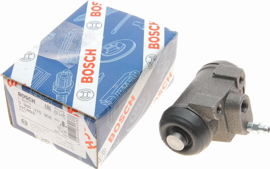 BOSCH 0 986 475 906 - Riteņa bremžu cilindrs www.autospares.lv