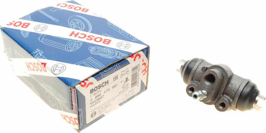 BOSCH 0 986 475 661 - Riteņa bremžu cilindrs autospares.lv