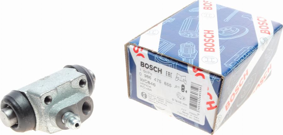 BOSCH 0 986 475 855 - Riteņa bremžu cilindrs autospares.lv