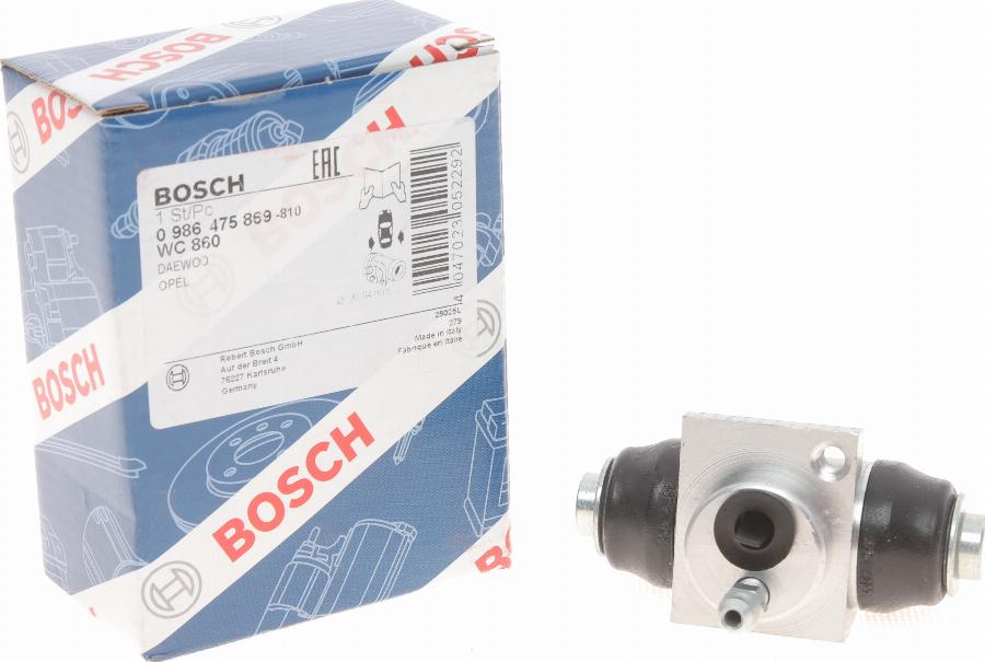 BOSCH 0 986 475 869 - Riteņa bremžu cilindrs autospares.lv