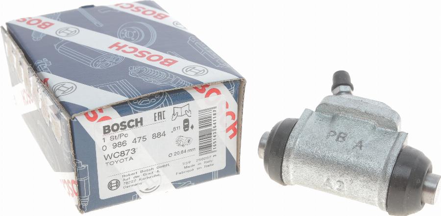 BOSCH 0 986 475 884 - Riteņa bremžu cilindrs www.autospares.lv