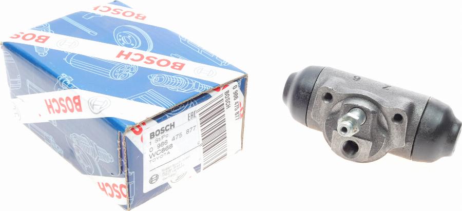 BOSCH 0 986 475 877 - Riteņa bremžu cilindrs autospares.lv