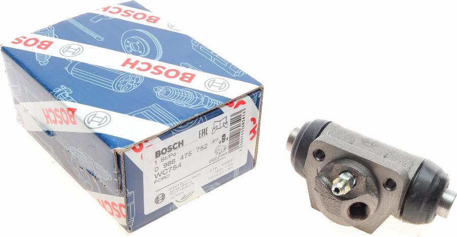 BOSCH 0 986 475 752 - Riteņa bremžu cilindrs www.autospares.lv