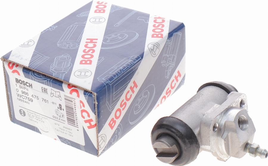 BOSCH 0 986 475 761 - Riteņa bremžu cilindrs www.autospares.lv