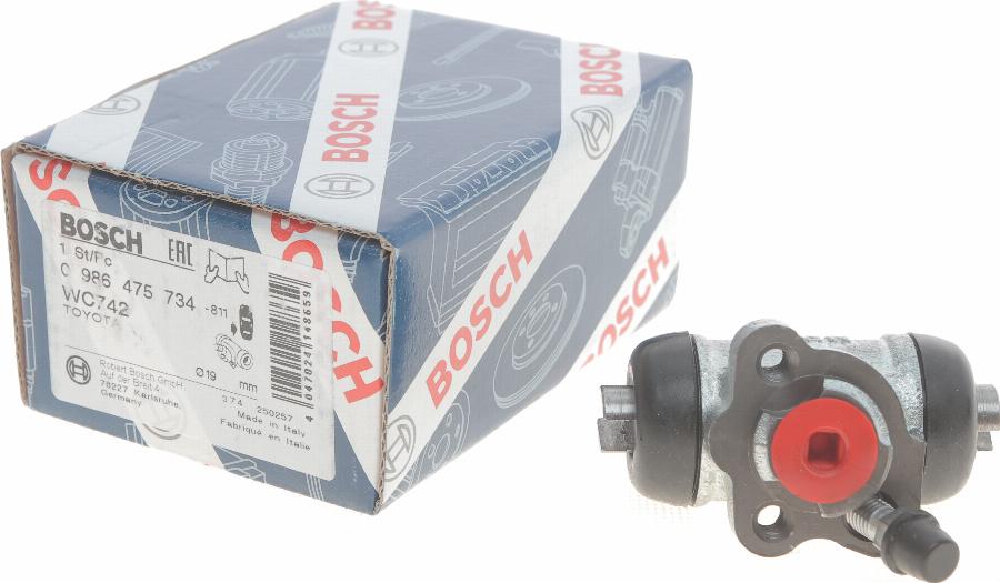 BOSCH 0 986 475 734 - Riteņa bremžu cilindrs www.autospares.lv