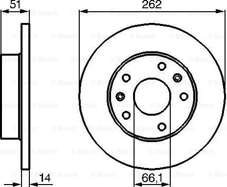 BOSCH 0 986 478 991 - Bremžu diski www.autospares.lv