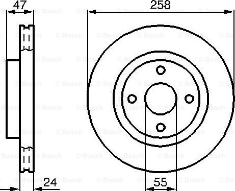 BOSCH 0 986 478 989 - Bremžu diski www.autospares.lv