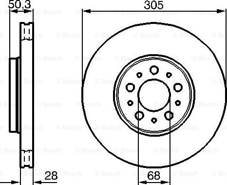 BOSCH 0 986 479 C59 - Bremžu diski www.autospares.lv