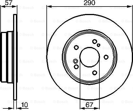 BOSCH 0 986 478 446 - Bremžu diski www.autospares.lv