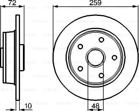 BOSCH 0 986 478 440 - Bremžu diski www.autospares.lv