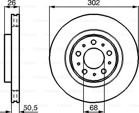 BOSCH 0 986 478 454 - Bremžu diski www.autospares.lv