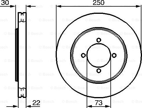 BOSCH 0 986 478 458 - Bremžu diski www.autospares.lv