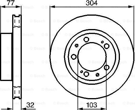 BOSCH 0 986 478 409 - Bremžu diski autospares.lv