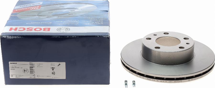 BOSCH 0 986 478 434 - Brake Disc www.autospares.lv