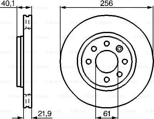 BOSCH 0 986 478 431 - Bremžu diski autospares.lv