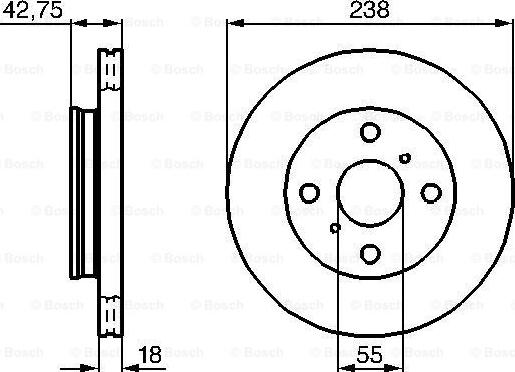 Herth+Buss Jakoparts J3302073 - Bremžu diski www.autospares.lv