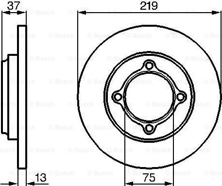 BOSCH 0 986 478 429 - Bremžu diski www.autospares.lv