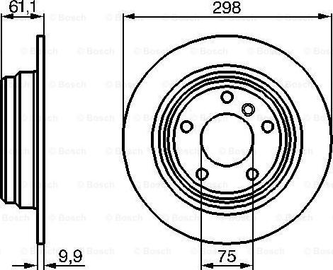 BOSCH 0 986 478 425 - Bremžu diski www.autospares.lv