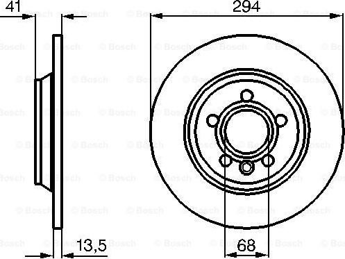 BOSCH 0 986 478 569 - Bremžu diski www.autospares.lv