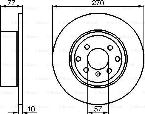 BOSCH 0 986 478 504 - Bremžu diski www.autospares.lv