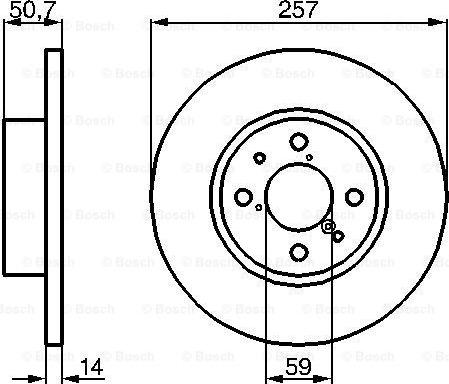 BOSCH 0 986 478 517 - Bremžu diski www.autospares.lv