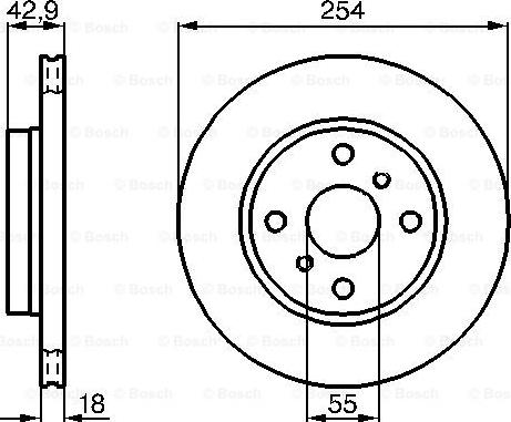 BOSCH 0 986 478 585 - Bremžu diski www.autospares.lv