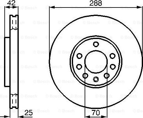 BOSCH 0 986 478 588 - Bremžu diski www.autospares.lv