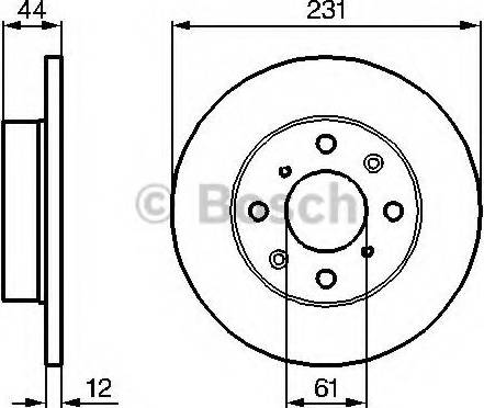 BOSCH 0 986 478 587 - Bremžu diski www.autospares.lv