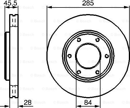 BOSCH 0 986 478 693 - Bremžu diski www.autospares.lv