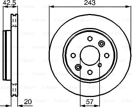 BOSCH 0 986 478 659 - Bremžu diski www.autospares.lv