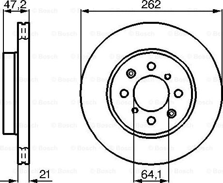 BOSCH 0 986 478 657 - Bremžu diski www.autospares.lv