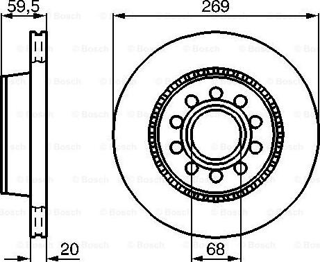 Mintex MDC1241 - Bremžu diski www.autospares.lv