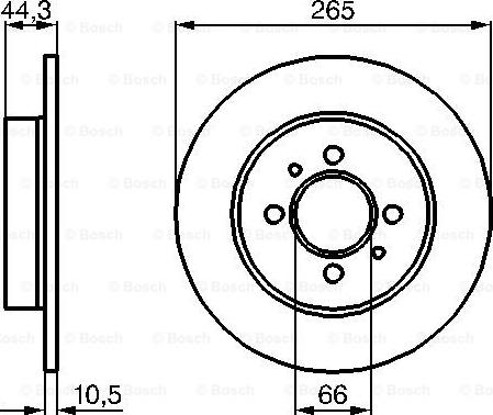 BOSCH 0 986 478 611 - Bremžu diski www.autospares.lv