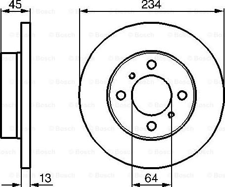 BOSCH 0 986 478 636 - Bremžu diski www.autospares.lv