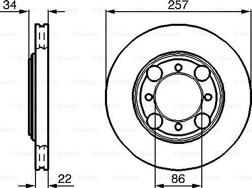 BOSCH 0 986 478 675 - Bremžu diski www.autospares.lv