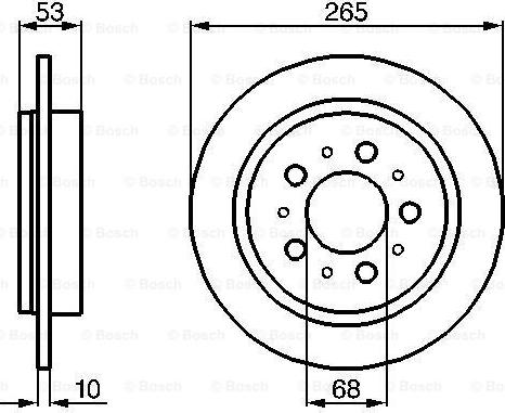 BOSCH 0 986 478 042 - Bremžu diski www.autospares.lv