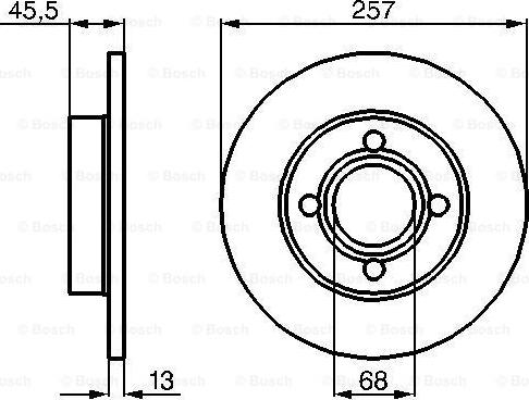 BOSCH 0 986 478 016 - Bremžu diski www.autospares.lv